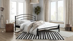 Легло Kelly-150x200-Black-Χωρίς ποδαρικό