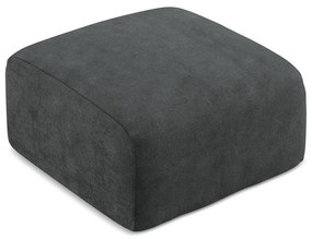 Тъмносива шенилова табуретка Leila – Makamii