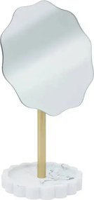 Огледало за баня 5five Marby, 16.2x12.2x16.5 cm, Бяло