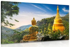 Картина на платно – Поглед към златния Буда