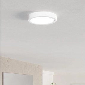 Eglo 901332 - LED таванно осветително тяло за баня FUEVA LED/7,5W/230V Ø16,6 cm IP44 бяло