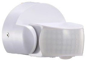 Екстериорен инфрачервен сензор за движение 180/360° 600W/230V IP65 бял