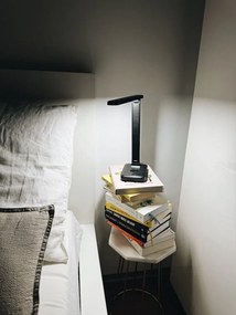 LED настолна лампа с регулируемо рамо и държач за телефон