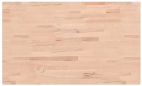 3188888 vidaXL Плот за маса 100x60x4 см правоъгълен масивен бук