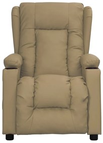 339070 vidaXL Наклоняем стол, капучино, изкуствена кожа