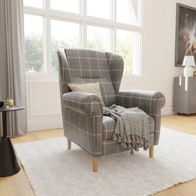 Сиво кресло крило Swan – Ropez