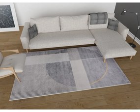 Сив миещ се килим 160x230 cm - Vitaus