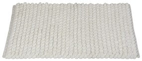 Бял текстилен килим за баня 50x80 cm Solivo – Wenko