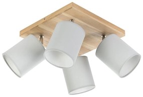 Spot-Light DO56845474 - Таванен спот APRILLIA 4xE27/25W/230V бор