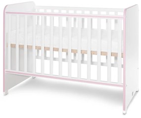 LORELLI Classic Легло 60/120 см. SWEET DREAM БЯЛО/ ORCHID PINK