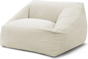 Бежов пуф от рипсено кадифе Lilibet – Bobochic Paris