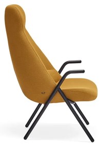 Жълт фотьойл , височина 114 cm Dins - Teulat