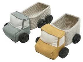 Текстилни детски кошници за играчки в комплект от 2 бр. 24x14x8 cm Truck – Lorena Canals