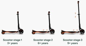 smarTrike - Детски разтегаем скутер Xtend, оранжев