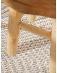 Кръгъл килим за открито и закрито в цвят слонова кост и бежово ø 160 cm Duet Bowen – NORTHRUGS