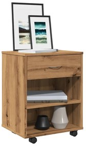 856661 vidaXL Шкаф за повиване Artisan Oak 46x36x59 cm Инженерна дървесина