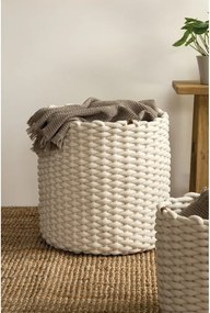 Текстилна кошница ø 40x40 cm Peach Skin Round XL – Bigso