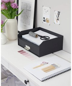 Картонен органайзер за докумнети с чекмедже Walter – Bigso Box of Sweden