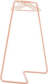 Стоманена стойка за дрехи в цвят сьомга 118x160x57 cm Hang-On – Spinder Design