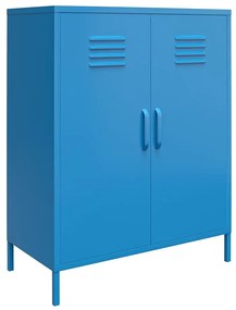 Син метален шкаф , 80 x 102 cm Cache - Novogratz