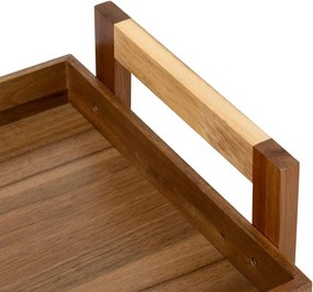 Кухненска количка 5five, Акация, 3 нива, 40x31x85 cm