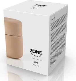Бежов глинен органайзер за баня за памучни тампони Ume – Zone