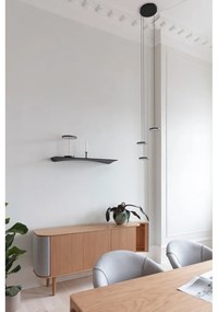 Черно LED висящо осветително тяло с метален абажур ø 15 cm Asteria Micro – UMAGE