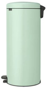 Кош за боклук с педал Brabantia NewIcon 1008851, 30 л, Плавно затваряне, Противоплъзгаща основа, Светлозелен