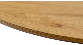 Кръгла трапезна маса с дъбов плот ø 100 cm Cesura – Unique Furniture