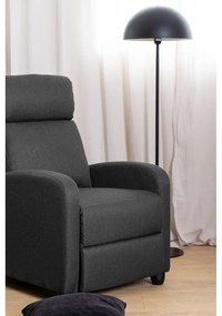Антрацитно релаксиращо кресло Siom – Actona