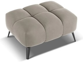 Бежова кадифена табуретка Nalu – Makamii