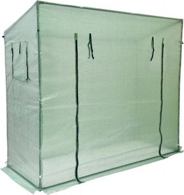 Практичен градински контейнер с размери 200 x 80 x 170/148 cm