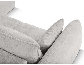 Светлосив ъглов диван (десен ъгъл) Matera - Cosmopolitan Design