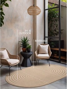 Кремав/в естествен цвят килим за открито и закрито 160x230 cm Haringey Woodfield – Ted Baker