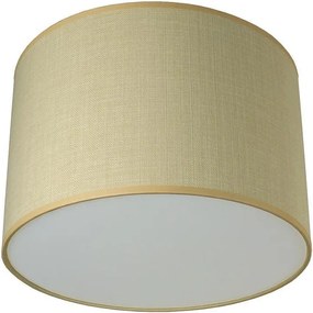 Плафон ЛИОН, ø300, крем, абажур Сами Екрю, 1xE27
