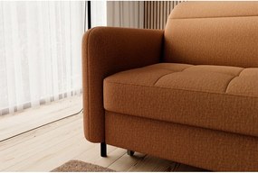 Жълт кадифен разтегателен ъглов диван с място за съхранение (десен ъгъл) Gomsi – ELTAP