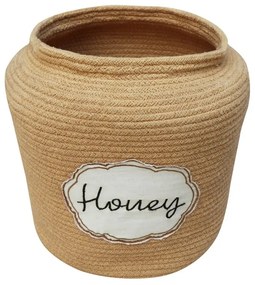 Светлокафява текстилна детска кошница за играчки ø 28x27 cm Honey Pot – Lorena Canals