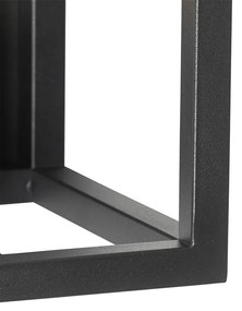 Индустриална стенна лампа черен куб - Cage