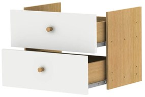 Бял компонент с чекмеджета 43x33 cm Z Cube - Tenzo
