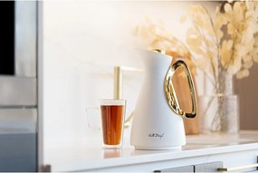 Термос в бял и златист цвят 1 l Alessia – Vialli Design