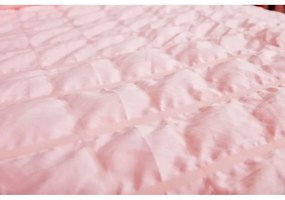 Розово крепово спално бельо за единично легло 140x200 cm Naomi – My House