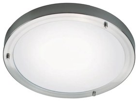 Nordlux - Таванно осветително тяло за баня ANCONA 2xE27/40W/230V IP43 Ø 31,5 cm матов хром
