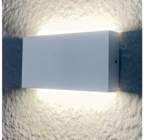 LED Екстериорен аплик CHICAGO 2xLED/5,5W/230V IP44 бял