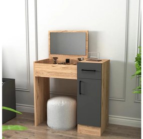 Тоалетка INCI 108,8x77 см, борова Atlantic/антрацит