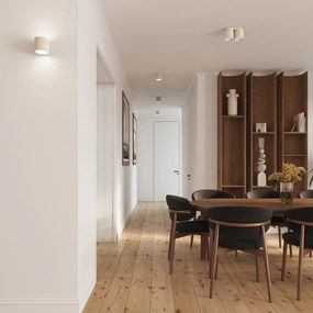 Кремава стенна лампа ø 10 cm Zora – Sollux