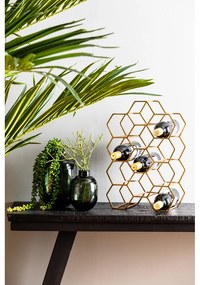 Метална стойка за вино в бронз за 12 бутилки Salbris - Light &amp; Living