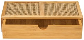 Бамбуков органайзер за баня Allegre, 28 x 6 cm - Wenko