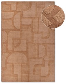 Кафяв ръчно изработен вълнен килим 190x280 cm Alexis – Villeroy&amp;Boch