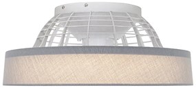 Вентилатор за таван сив със звезден ефект 47 см вкл. LED димируем с дистанционно управление - Emily