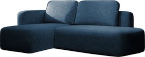 Ъглов диван Cozy-Синьо-Ляв